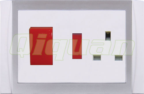 45A Switch with 13A Switch Socket