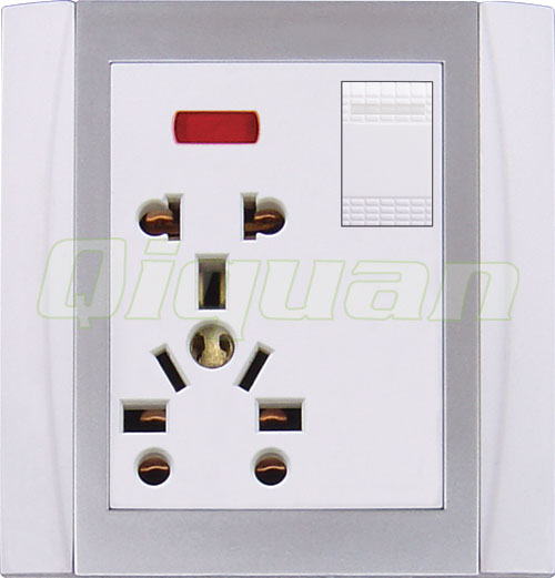 Unitversal socket with Neon