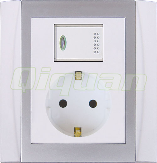 Euro Socket With 1 Switch