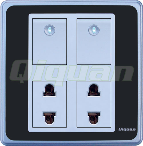 2 Gang With 2 Socket