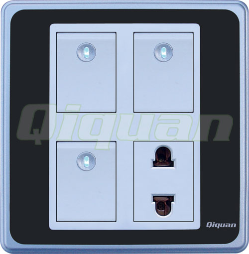 3 Gang With 1 Socket