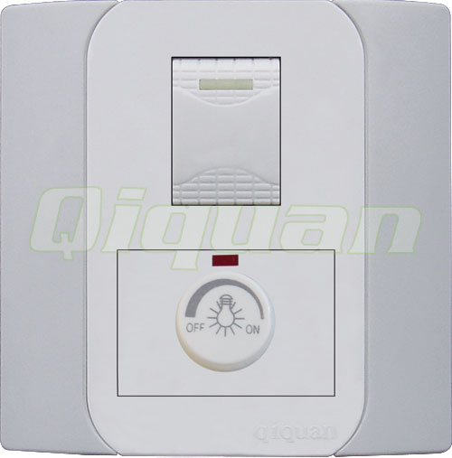 Dimmer switch with switch
