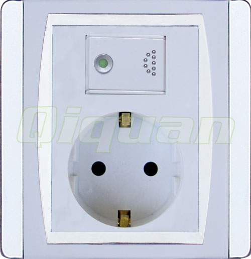 Euro Socket With 1 Switch