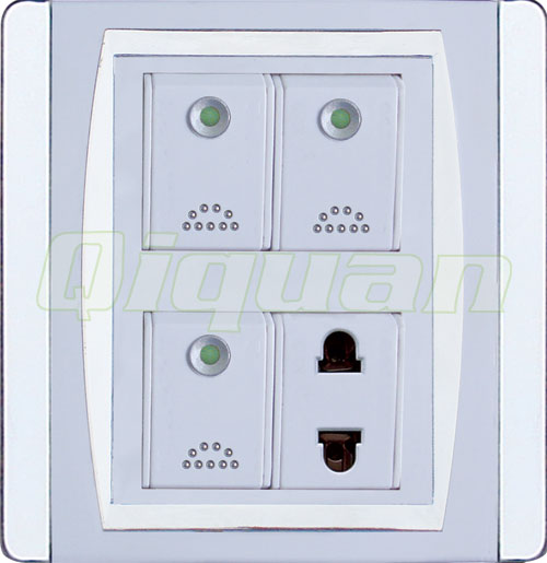 3 Gang With 1 Socket