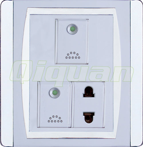 2 Gang With 1 Socket