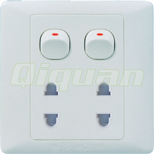 2 Gang With 2 Socket