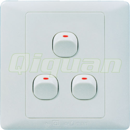 3 Gang 1 Way Switch