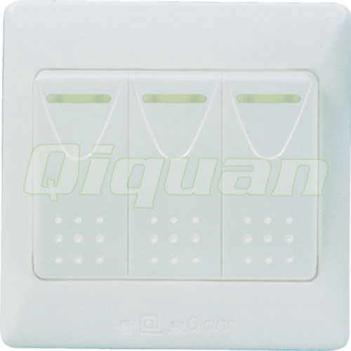 3 Gang 1 Way Switch